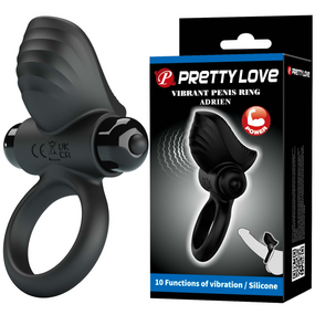 Кольцо эрекционное серии Pretty Love - ADRIEN Vibrant penis ring, BI-210315Z Sex Aura