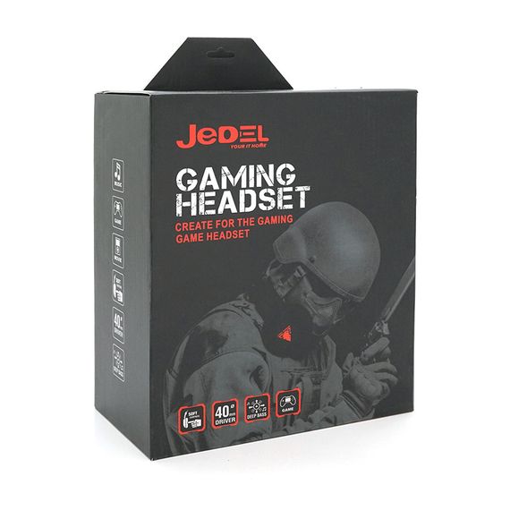 Наушники ведущие Jedel GH-220, с микрофоном и регулировкой громкости | Зображення 2