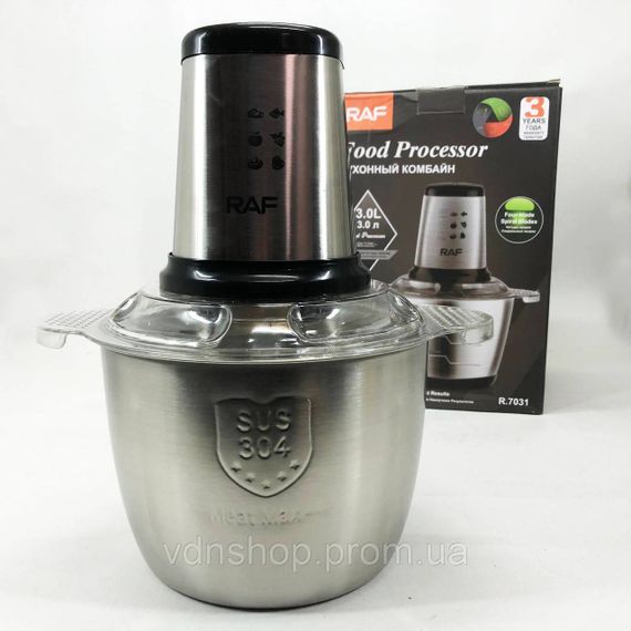 Блендер миксер с мерным стаканом RAF, Блендер с несколькими режимами работы для детского пюре XN-89 | Зображення 1