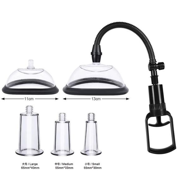 Вакуумна помпа для грудей та сосків Men Powerup Passion Pump Sex Aura | Зображення 7