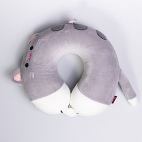 Подушка для шиї Kitty U-подібна, сірий HP-56-11G