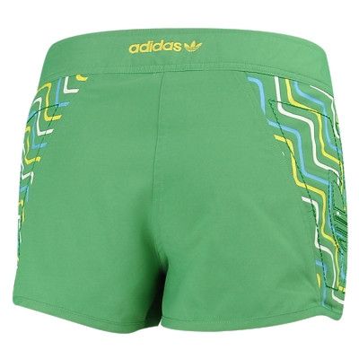 Шорти жіночі пляжні adidas BOARD SHORT E78324 (зелені, швидко сохнуть, не вбирають вологу, бренд адідас) | Зображення 1