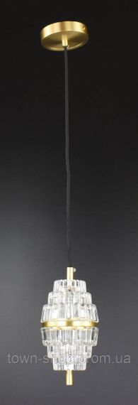 Люстра потолочная LED SGA9 Латунь 30-200х11х11 см.