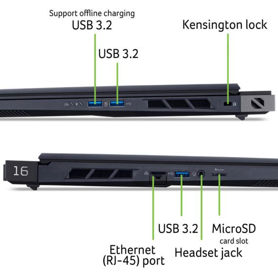 Ноутбук Acer Predator Helios 16 AI PH16-73-910Q (NH.QW3EU.002) Abyssal Black | Зображення 8