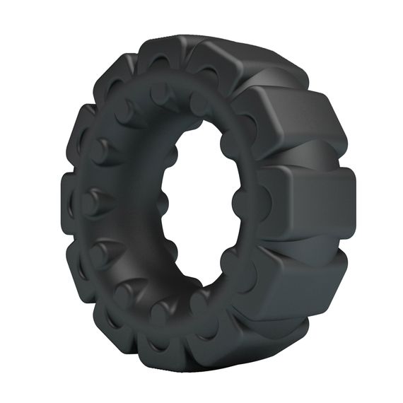 Ерекційне кільце Crazy Bull Laiden Super Soft Silicone Cock Ring – Black | Зображення 4