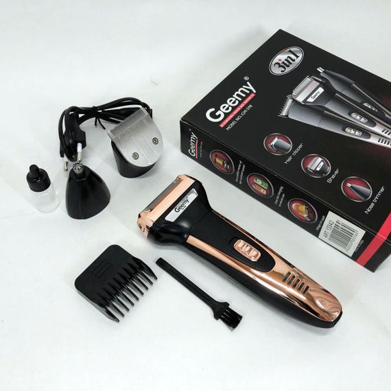 Универсальная аккумуляторная электробритва GEMEI GM-598, Аккумуляторная бритва для бритья головы ZY-44