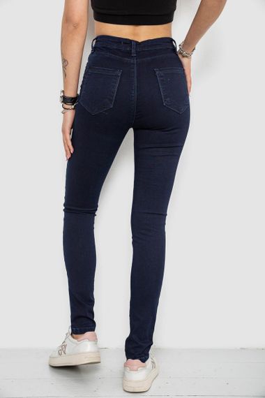 Джинси жіночі Skinny стрейч, колір синій, 182R9584 | Зображення 3