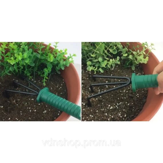 Набір садових інструментів 10 в 1 з валізою Garden Instrumen AND ES-10, інвентар для городу та саду | Зображення 5