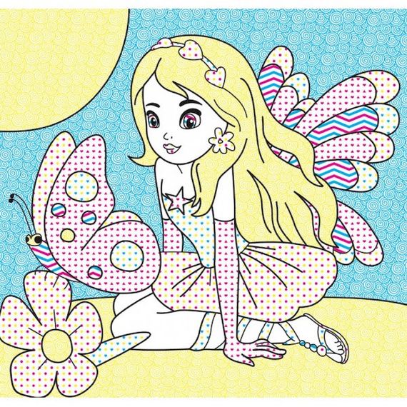 Водные раскраски Волшебная раскраска В стране фей 757180, 4 картинки | Зображення 4