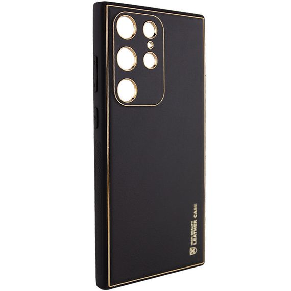 Шкіряний чохол Xshield для Samsung Galaxy S23 Ultra, Чорний | Зображення 1