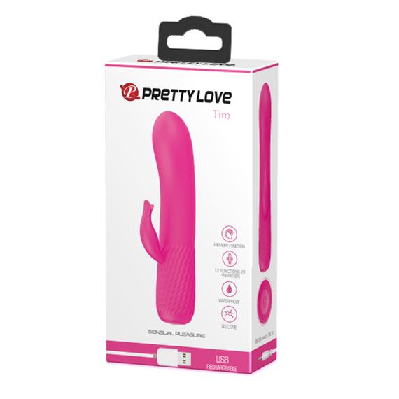 Вібратор - Pretty Love Tim Vibrator Pink Sex Aura | Зображення 5