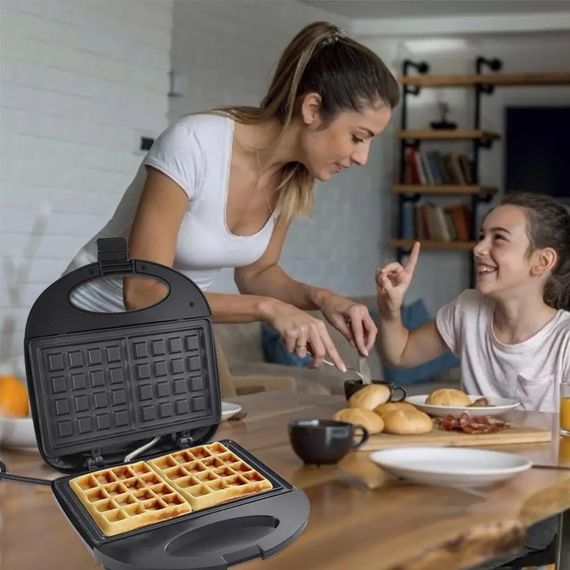 Электрическая вафельница Domotec MS-7705, Вафельница для гонконгских вафель DM-307 для дома | Зображення 9