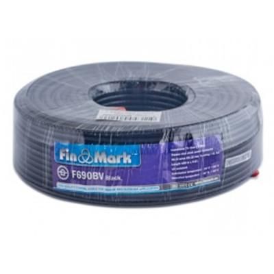 Кабель телевизионный FinMark RG-690, CCS, 100м, black (F690BV_100_black) | Зображення 1