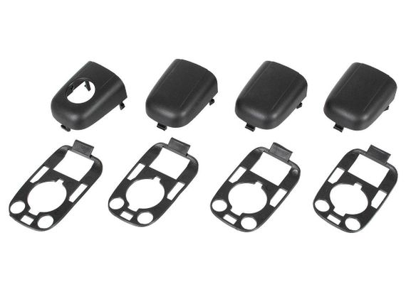 Citroen C2 (03-10) заглушки наружных ручек двери 4 шт комплект, Ситроен С2