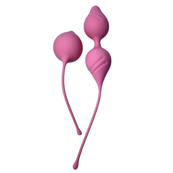 Набор вагинальных шариков Passion Play для упражнений Кегеля, удлинённые, розовые, 2 шт sexstyle