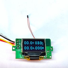 OLED-дисплей LCD 0,96 дюйма DIY дисплей для зарядного устройства напряжение ток температура мощность калибровка