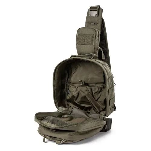 Тактична сумка-кобура 5.11 Tactical RUSH MOAB 6 Sling Pack 11L Колір Олива компактна однолямкова сумка із системою MOLLE для EDC | Зображення 8