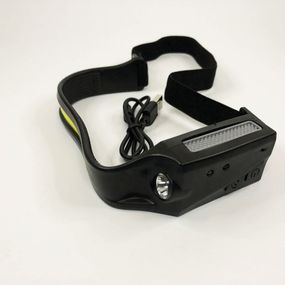 Мощный аккумуляторный фонарь для рыбалки BL-W689/G28-LM+COB, Тактический фонарь на голову RI-53