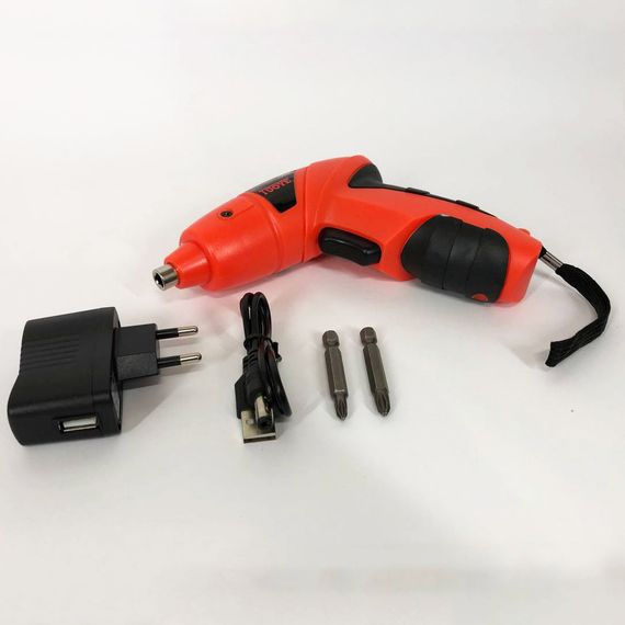 Надійний електричний шуруповерт, Безщітковий акумуляторний шуруповерт з набором біт BE-74 | Зображення 7