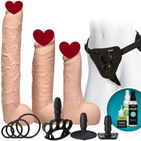 Набір для страпону Doc Johnson Vac-U-Lock Dual Density Extreme Set (м'ята упаковка) sexstyle