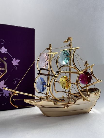 Фігурка зі стразами зі стразами Ship Dream 10х8 см