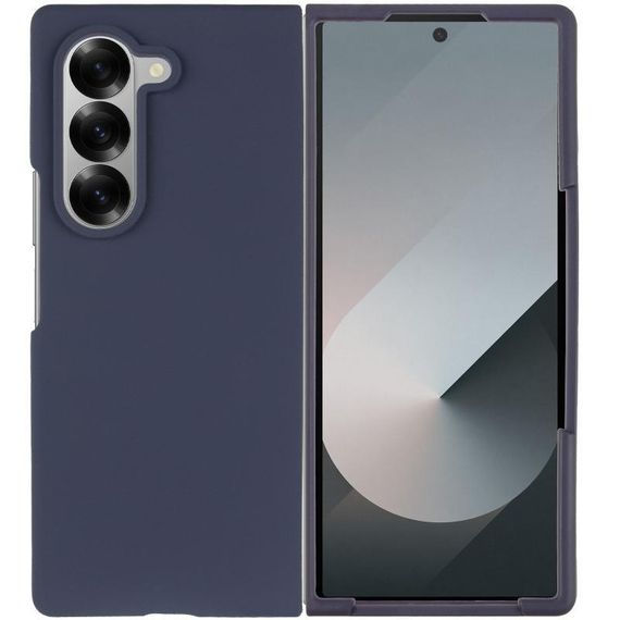 Чохол Foldables Silicone Cover Lakshmi (AAA) для Samsung Galaxy Z Fold5 Білий / White Темно-синій / Midnight blue | Зображення 1