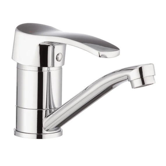 Смеситель для умывальника Haiba Focus 555 (вылив 15 см) (HB0135)