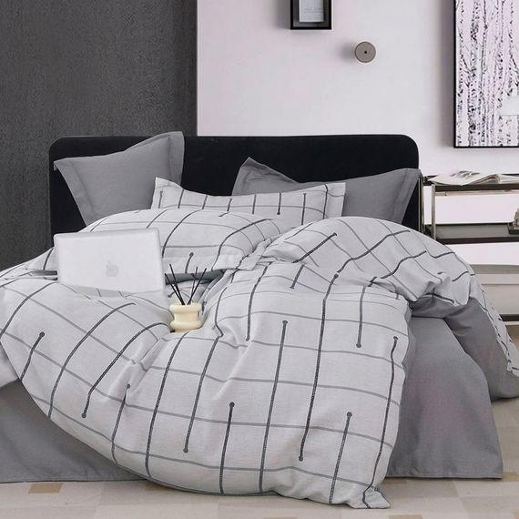 Постільна білизна євро з фланелі Mallory Home Print 8 21957 200х230 см