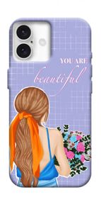 Чохол з картинкою You are beautiful для Apple iPhone 16 Plus
