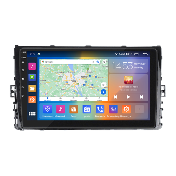 Штатна магнітола 9" Lesko для Volkswagen Jetta VII 2018-н.в. 4/64Gb CarPlay 4G Wi-Fi GPS Prime Вольксваген