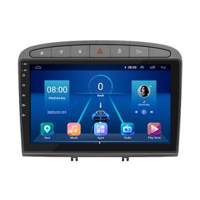 Штатная магнитола 9" Lesko для Peugeot 308 I Рестайлинг 2011-2015 6/128Gb 4G Wi-Fi GPS Top Пежо