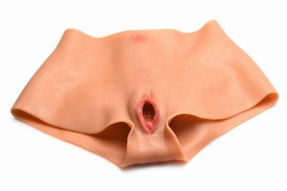 Накладна вагіна Master Series Silicone Vagina + Butt Panties - Small