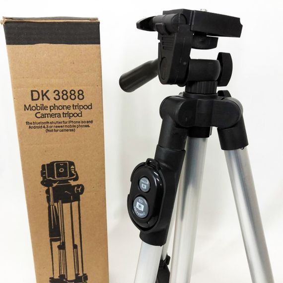 Трипод триногу штатив Tripod DK-3888 з пультом Bluetooth | Зображення 9