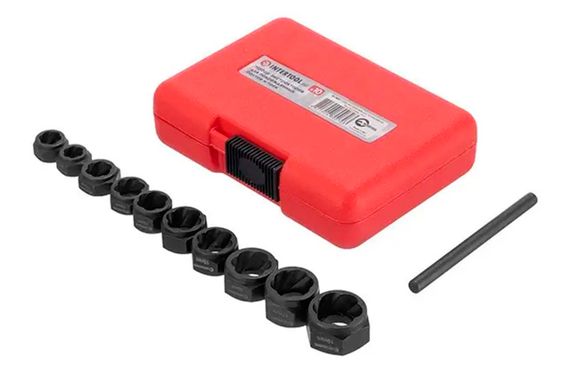Набор экстракторов для винтов и гаек Intertool - 10шт (SD-8007) | Зображення 3