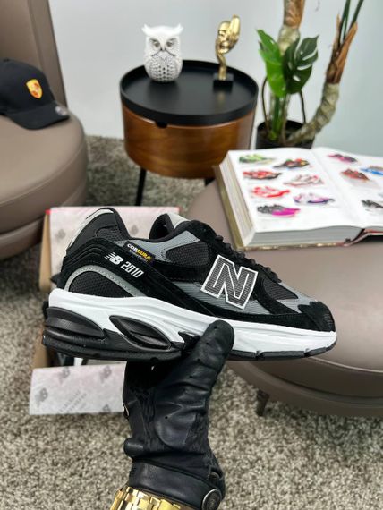 Чоловічі кросівки New 2010 Black Grey White  (термо) | Зображення 6