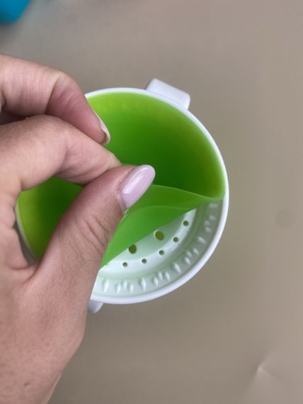 Чашка непроливайка дитяча 360 220мл Зелена | Зображення 1