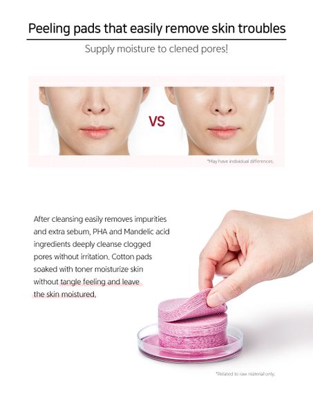 Пілінг-диски для обличчя очищаючі ESTHETIC HOUSE Toxheal Red Glycolic Peeling Pad (100 ea) | Зображення 2