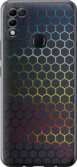 Чехол на Infinix Hot 11 Play Переливающиеся соты "498u-2756-17620"