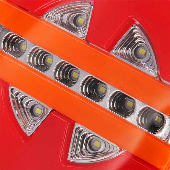 Ліхтар LED задній 12В-24В 137х40 мм "Гамбургер" круглий 5.4" | Зображення 2