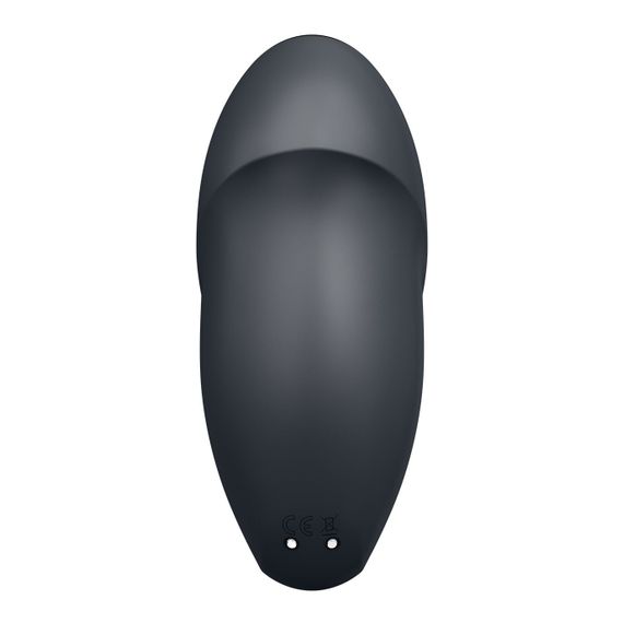 Вібростимулятор-пульсатор Satisfyer Tap & Climax 1 Grey, ефект постукування пальцем, 2 мотори | Зображення 5