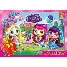 Дитячий пазл "Little Charmers" LC490 постер 35 елементів