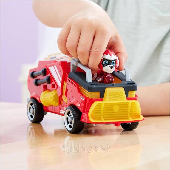 Щенячий Патруль Мегакіно 2023 Пожежна машина та фігурка Маршала Paw Patrol Marshall Mighty Movie Fire Truck | Зображення 5