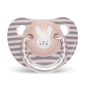 Пустышка Suavinex Hygge анатом.Уютные истории 6-18 мес. розовый зайчик (306570)