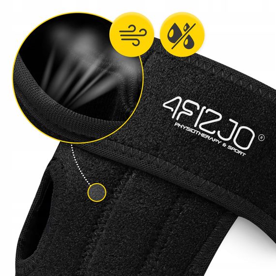 Фіксатор (бандаж) для ліктьового суглоба 4FIZJO MED 1 шт універсальний Black (P-5905973407380) | Зображення 4