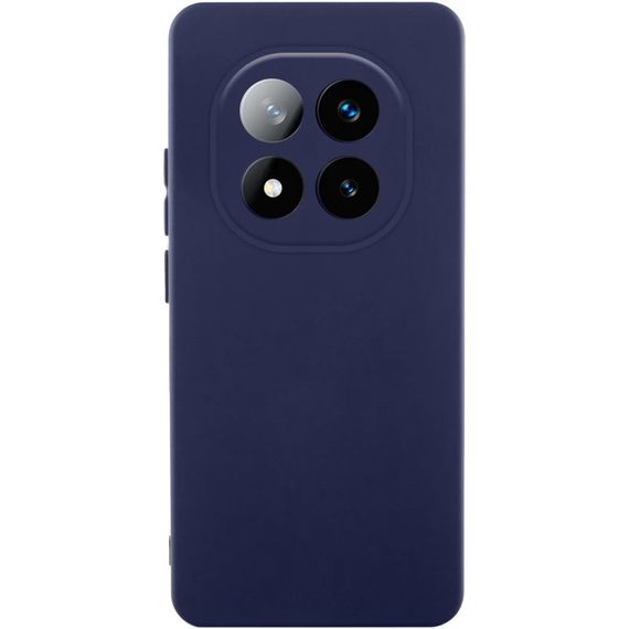 Чехол Silicone Cover Lakshmi Full Camera (AAA) для Xiaomi Redmi Note 14 Pro+ Темно-синий / Midnight blue