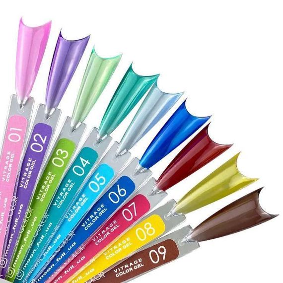 Витражный гель-лак BABY MOON Vitrage №07 (красный) 6 мл | Зображення 2