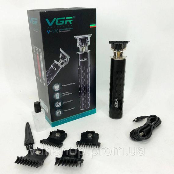 Електрична машинка тример для волосся і бороди VGR, Бездротові машинки для стрижки легкі HZ-98 | Зображення 8