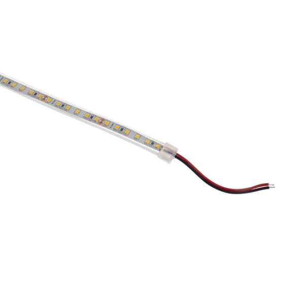 Светодиодная лента влагозащищенная теплый оттенок 24V 9W 2835 WW IP68 1m (BY-072/120) | Зображення 8