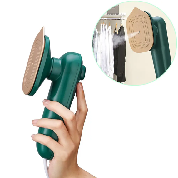 Компактна Дорожня Міні Праска+ Машинкою Для Стрижки Котишків 2в1 | Зображення 6