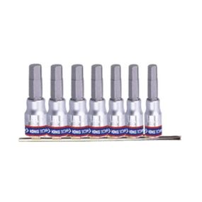 Головка торцевая KING TONY Н3-Н10, 7 шт. (2127PR)
